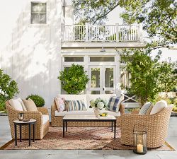 Blaine Check Outdoor Pillow