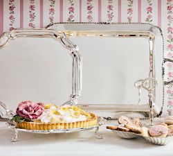 LoveShackFancy Silver Footed Serving Tray