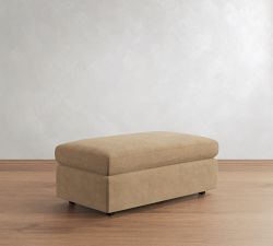 Sierra Leather Sectional Ottoman