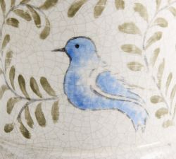 Hand Painted Bird Candle - Fig Grove &amp; Thyme