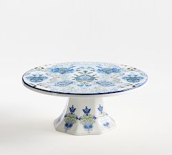 Kravet Arboretum Stoneware Cake Stand