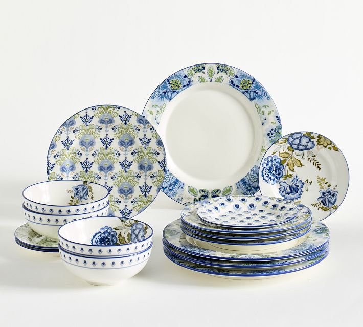 Kravet Arboretum Stoneware Dinnerware Sets | Pottery Barn