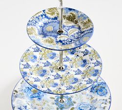 Kravet Jardin Stoneware Tiered Stand