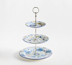 Kravet Jardin Stoneware Tiered Stand