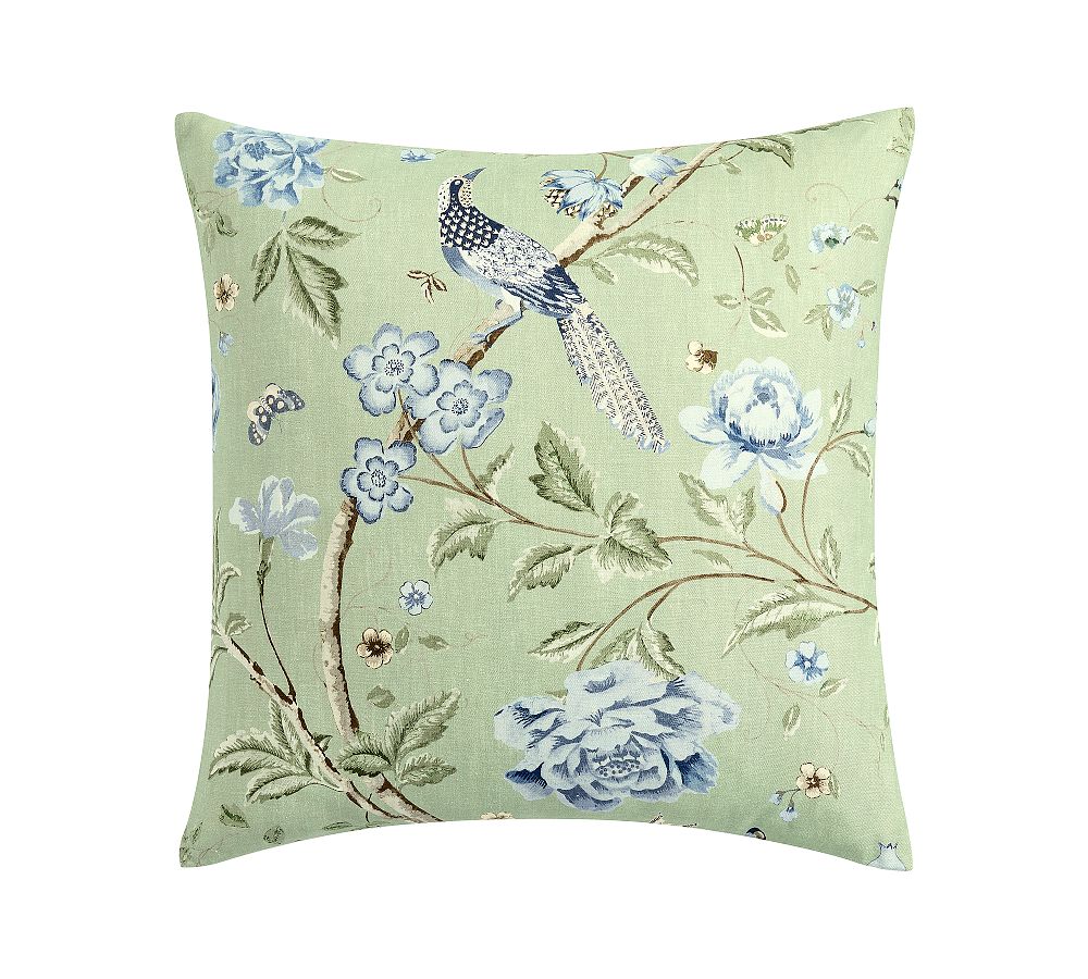 Kravet Meadowlark Reversible Sham - Green Multi, Euro