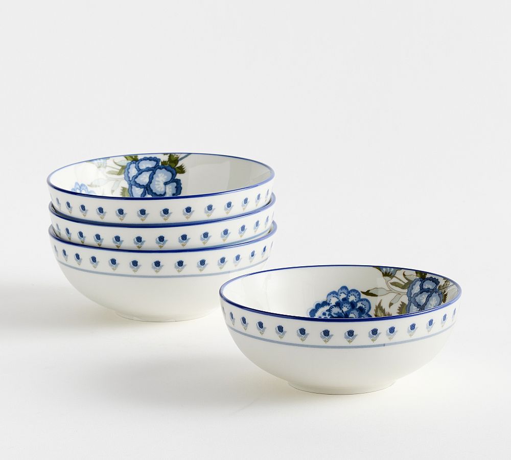 Kravet Rosehill Stoneware Cereal Bowls - Set of 4