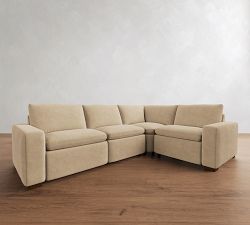 Westlake Leather Reversible Power Reclining Sectional (121")