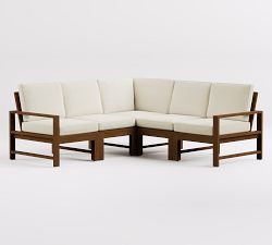 Indio Eucalyptus 5-Piece Outdoor Sectional (78")