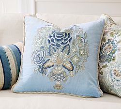 Kravet Rosehill with Fringe Reversible Pillow