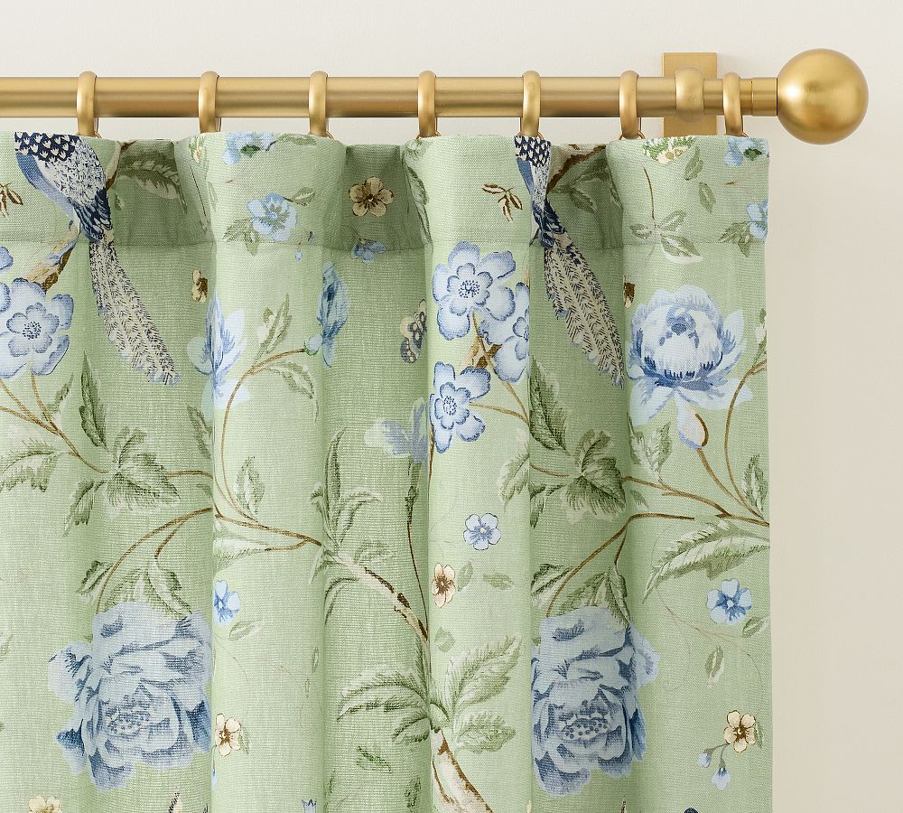 Kravet Meadowlark Curtain - Sage, 50" W x 108" L