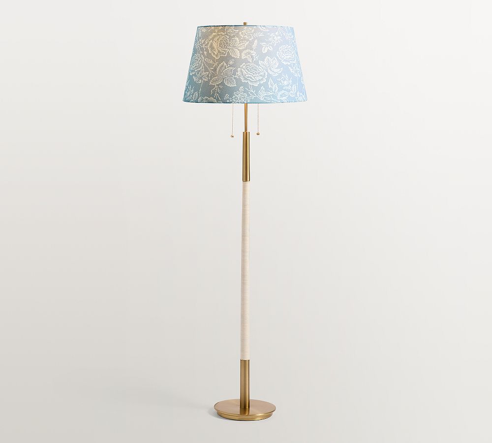 Reese Floor Lamp with Kravet Shade (50")