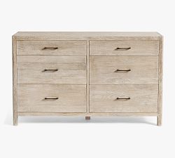 Open Box: Aptos 6-Drawer Dresser (60") - Sandwash