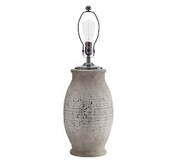 Open Box: Maddox Ceramic Table Lamp Base (27") - Rustic Gray