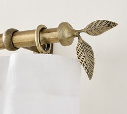 Botanical Forged Iron Finial