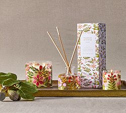 Hand Painted Flower Scent Collection - White Fig &amp; Vetiver