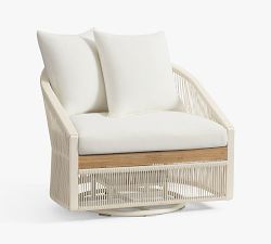 Lakewood Rope Swivel Outdoor Grand Lounge Chair