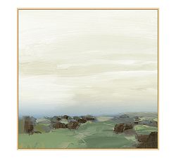 Serene Landscape Framed Canvas