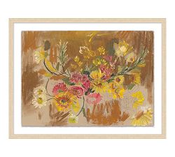 The Yellow Gift Framed Print by Lauren Herrera