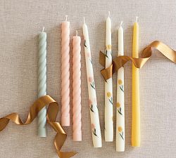 Twisted Taper Candles - Set of 6