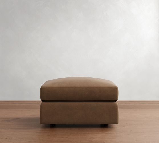 Carmel Leather Ottoman