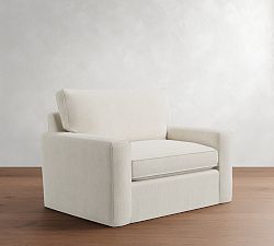 Pearce Square Arm Slipcovered Chair and a Half