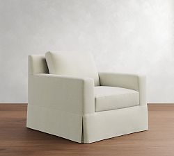 York Square Arm Slipcovered Chair