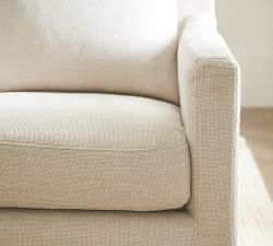 Ayden Square Arm Slipcovered Swivel Glider