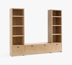 Modern Farmhouse 3-Piece Entryway Set with Storage Bench