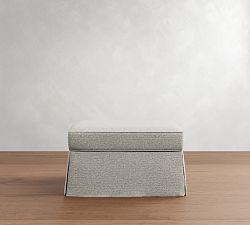 PB Comfort Slipcovered Storage Ottoman
