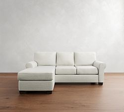 Buchanan Roll Arm Reversible Chaise Sectional (87")