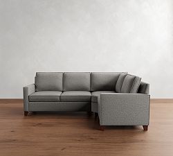 Cameron Square Arm 3-Piece Wedge Sectional (108")