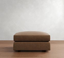 Carmel Leather Sectional Ottoman