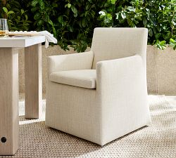 Delray Upholstered Outdoor Dining Side &amp; Armchair