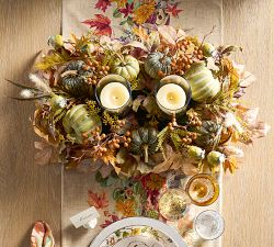 Faux Mixed Autumnal Centerpiece
