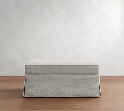 PB Comfort Slipcovered Ottoman and a Half