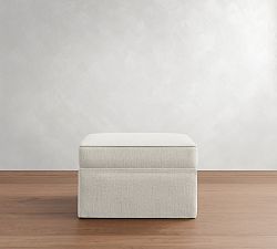 Pearce Slipcovered Sectional Ottoman