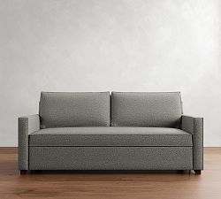 Cameron Square Arm Trundle Sleeper Sofa (87")