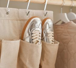 Linen Hanging Shoe Organizer