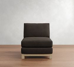 Build Your Own Jake Deep Seat Leather Seadrift Wood Base Sectional