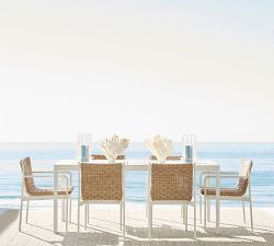 Get the Look: Fiji Outdoor Dining Table + Huntington Metal Dining Chair Set