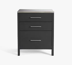 Malibu Metal Outdoor Kitchen 3-Drawer Cabinet (28")