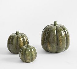 Glossy Green Pumpkin
