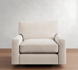 Turner Square Arm Swivel Chair