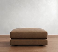 Carmel Lounge Leather Ottoman