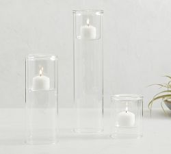 Floating Glass Candle Holder