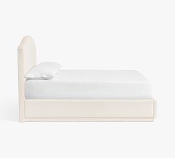 Hampton Upholstered Curved Bed