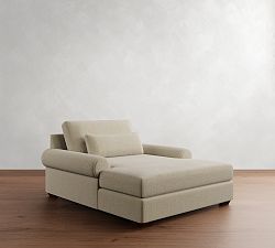 Big Sur Roll Arm Deep Seat Chaise Lounge