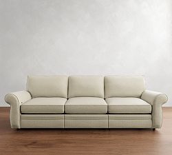 Pearce Roll Arm 3-Piece Reclining Sofa (112")