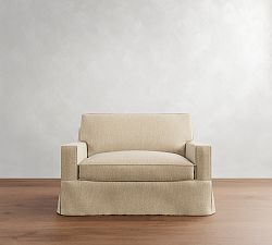 Buchanan Square Arm Slipcovered Sleeper Sofa  (54")