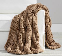Pottery Barn Handknit Throw - Thumbnail 5
